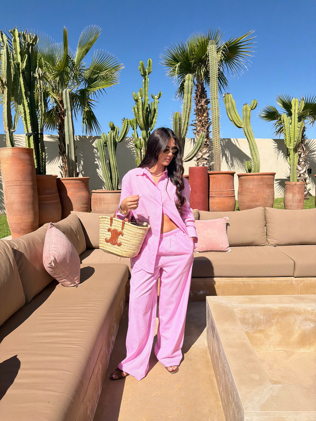 Pantalon MAX rose