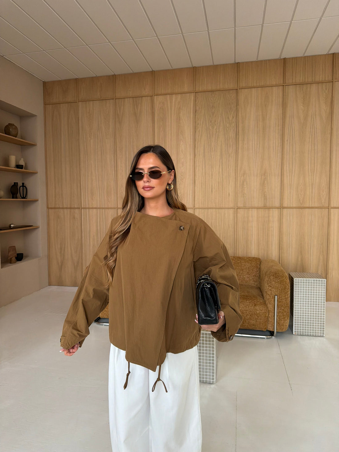 Veste ROSA camel (W25255)
