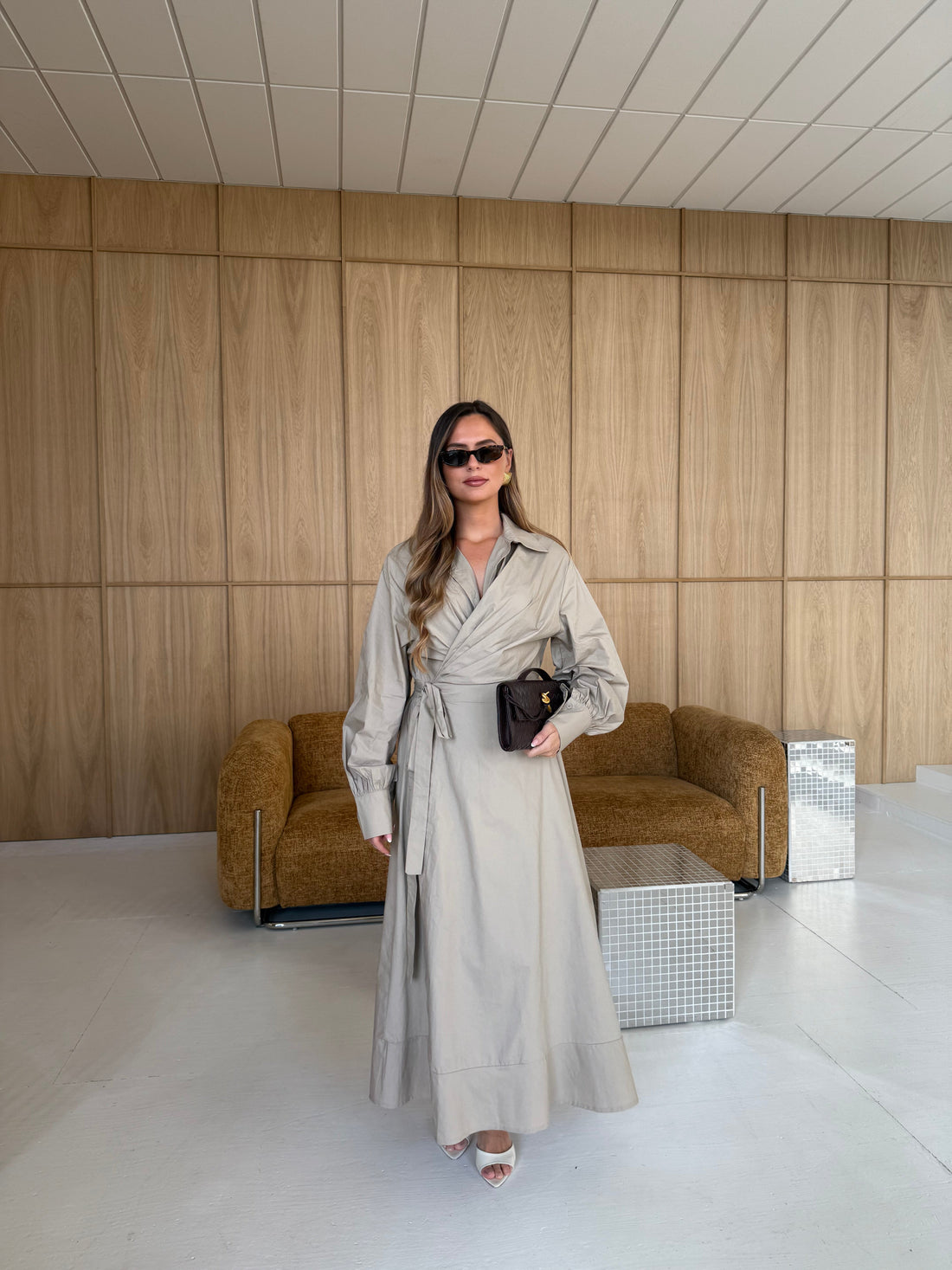Robe TALIA taupe