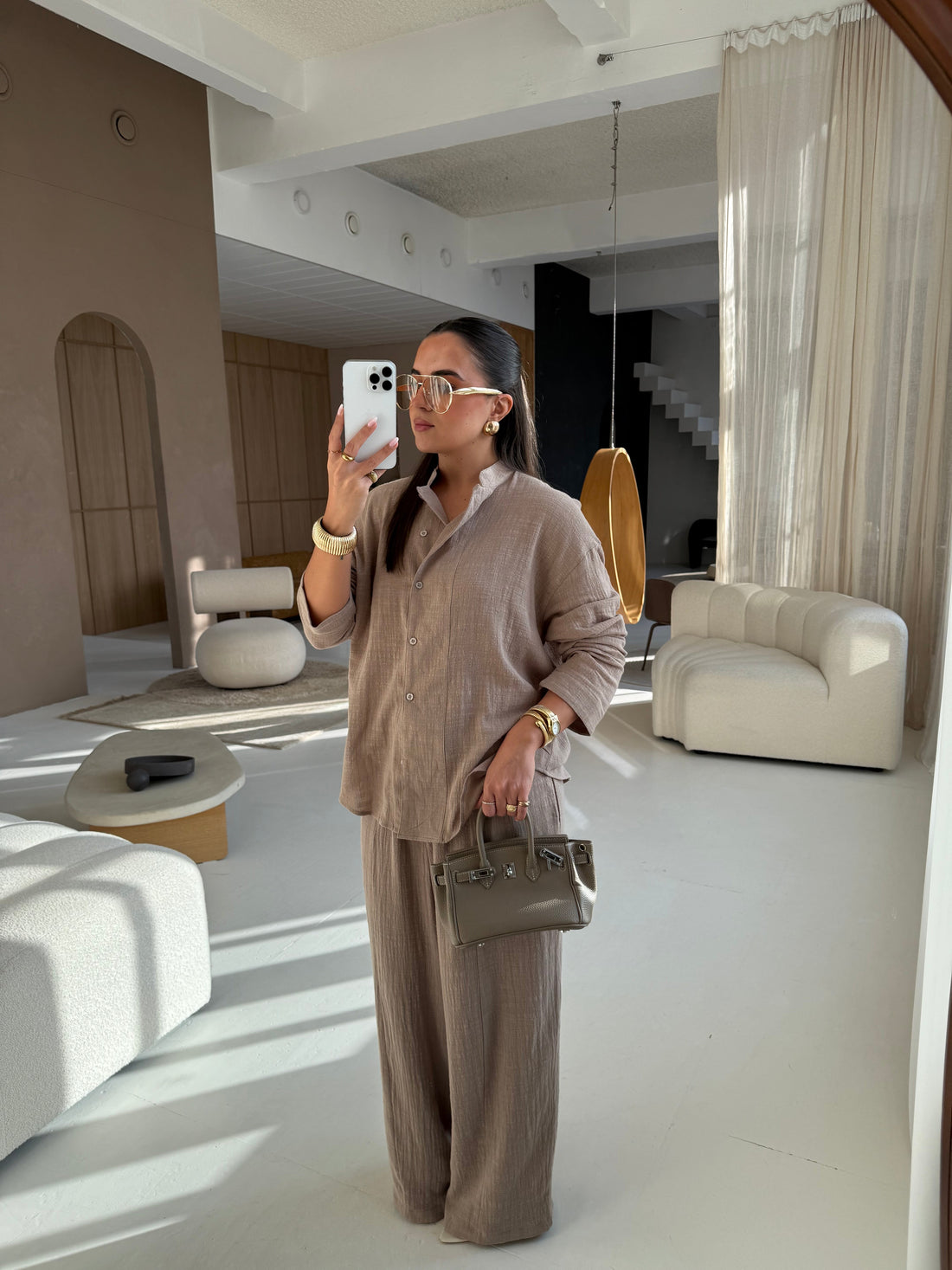 Ensemble MASON taupe