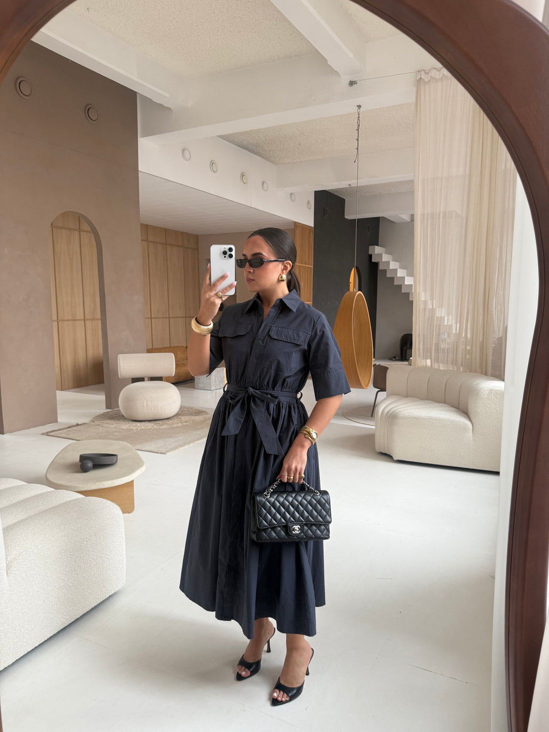 Robe CLARISSE bleue marine (SW730)