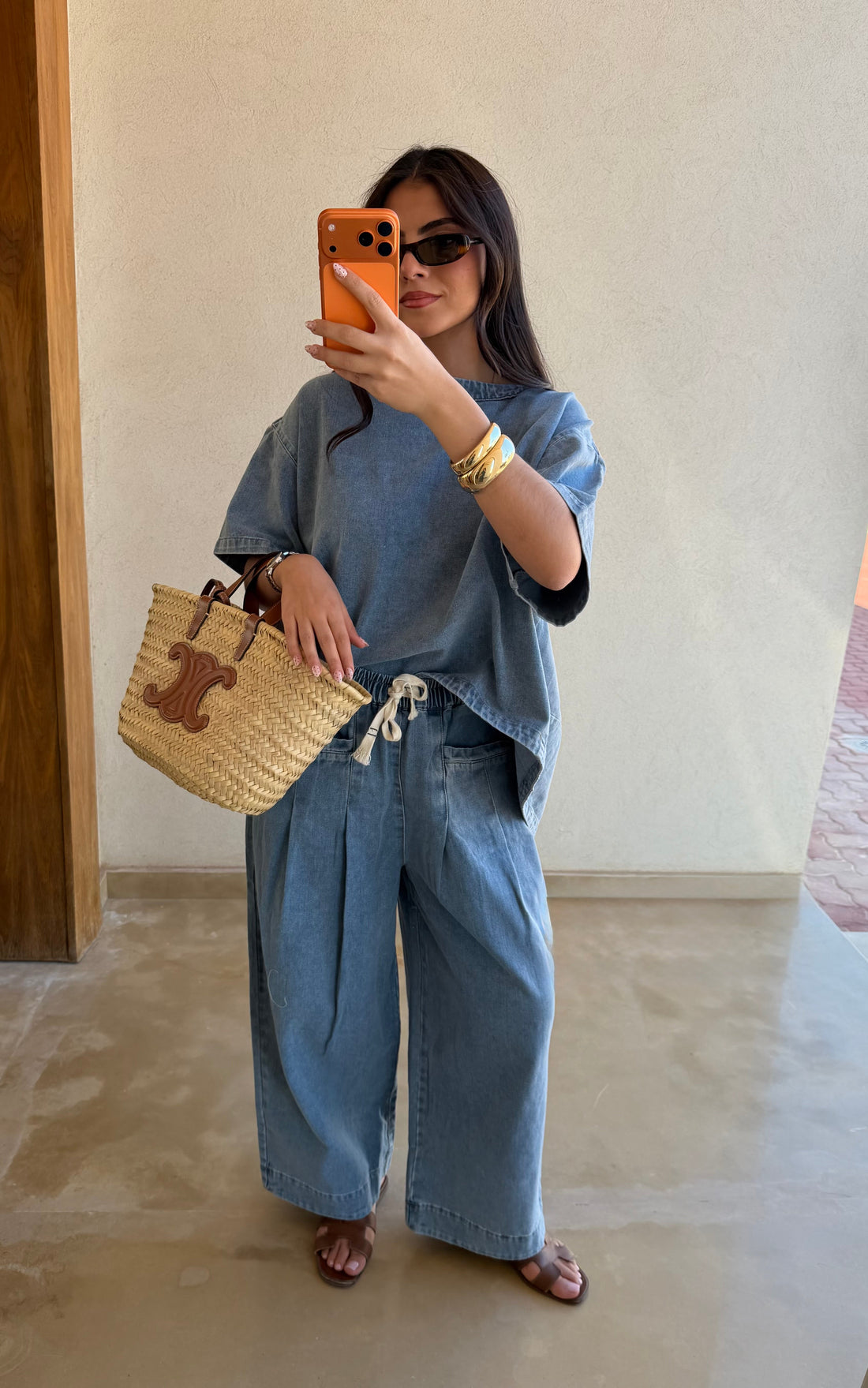 Ensemble MILA bleu jean