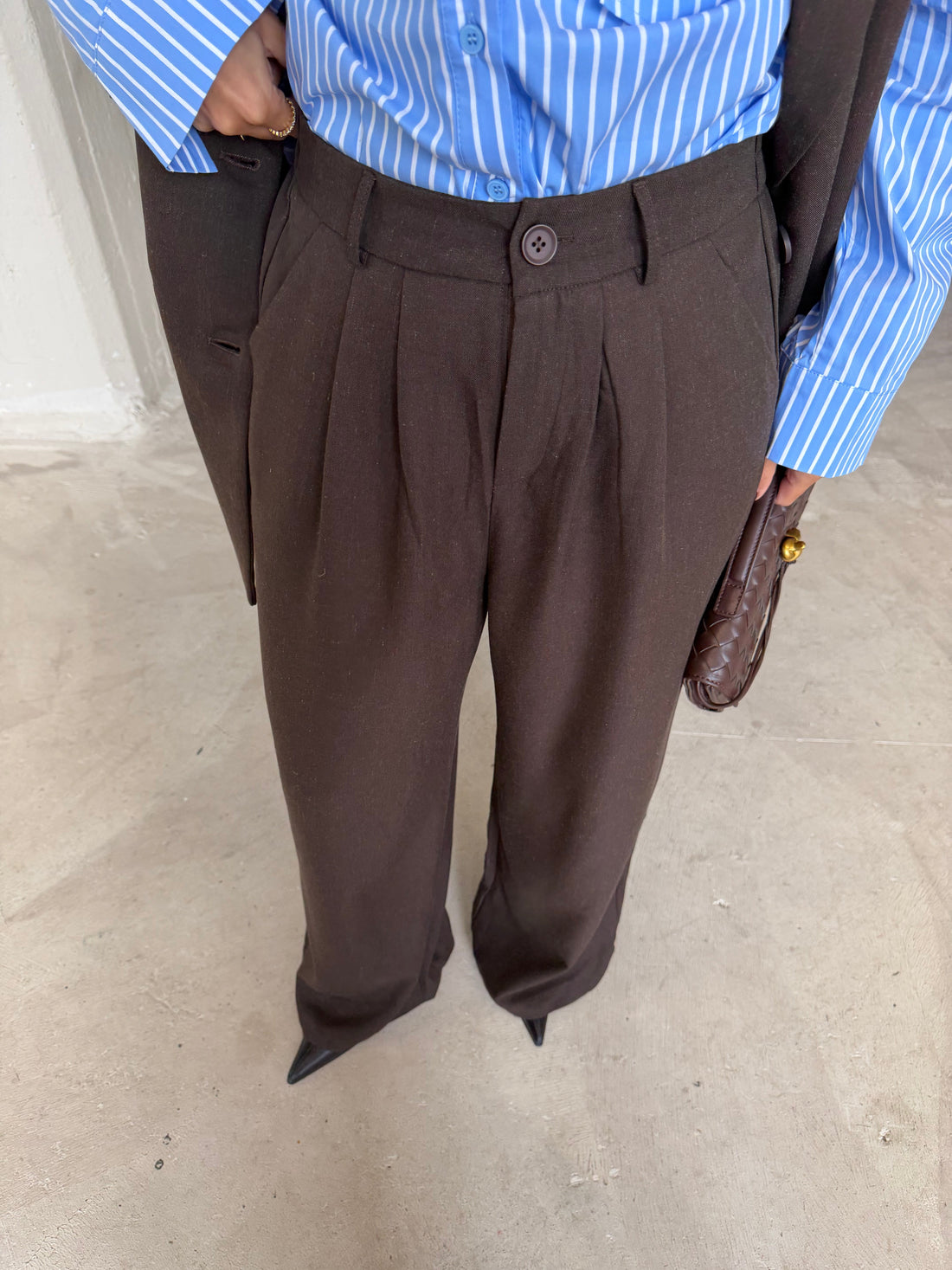 Pantalon LINA choco (43133)