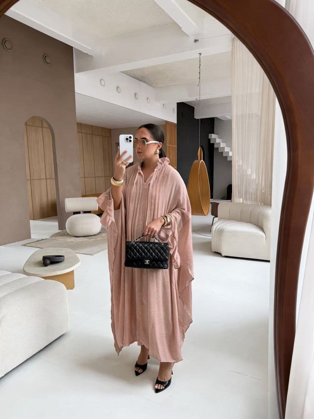 Robe SAHA vieux rose (JY5216)